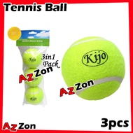 Bola Tenis Standard Size Yellow Colour 3pcs Tennis Ball Bola Tennis 网球 KIJO Tennis Ball Sports Tenni