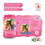 JJ Bandung Rose Milk Drink 6 cans x 300ml