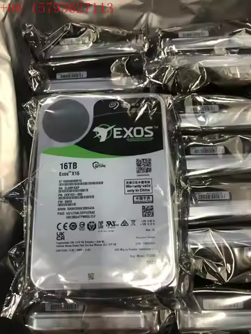FOR Seagate 16TB Exos X16 SATA 6Gb/s 7200RPM 3.5" Enterprise HDD — ST16000NM001G