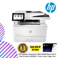 [PREORDER-CHAT SELLER] HP LaserJet Enterprise MFP M430f Mono All in One Printer (3PZ55A) - Print, Sc