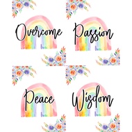 Word of the Year Print outs A4 size Pt. 2