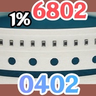 10pcs Chip resistor smd 6802 683 68K0 1% size 0402 1005 68Kohm 68K ohm 68 Kohm