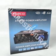 BEST SELLING STEREO POWER AMPLIFIER DIGITAL MP3 FLECO F-198B PRO 1000W+1000W POWER AMPLIFIER KARAOKE