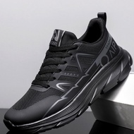 FAMYLY8 Phantom Sneakers Running Shoes Black Lightweight Sports Running Shoes for Men and Women Size