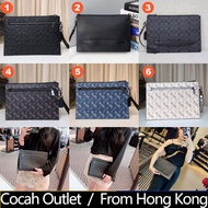 COACH/Coach 75914 68154 73148 91277 Structured Pouch Embossed Horse Carriage Leather Women Men Clutch Wristlet Wallet