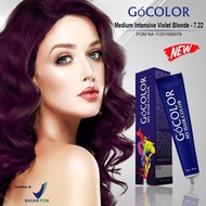 Gocolor Hair Color Cream Medium Intensive Violet Blonde - Hair Dye / Permanent Hair Dye 7.22