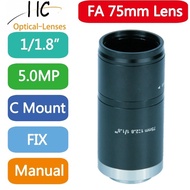 5MP F2.0 1/1.8Inch C Mount Manual Iris 4mm 6mm 8mm 12mm 16mm 25mm 35mm 50mm 75mmFixed Focal Lightwei
