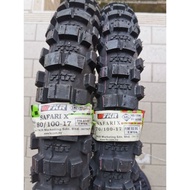 FKR TYRE TAYAR 17 SAFARI X(MOTO CROSS) 80/100-17=70/100x17 TUBE Tayar Cross