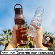 SHOTAY 500ml Ins Style Water Bottle Drinking Water Botol Bekas Air Botol Minuman Plastic Transparent