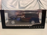 1:30 Toyota Alphard 40系 金屬 豐田原廠 色辦車 精裝版 黑色