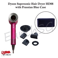 (Gift Edition) Dyson Supersonic Hair Dryer HD08 (Prussian Blue/Rich Copper or Fuchsia/Nickel) with Prussian Blue Case