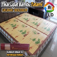 Tikar Bambu Import Tatami Uk 180 X 200 Cm Tikar Lipat Bambu 5Motif PREMIUM