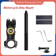Motorcycle Bike Adjustment  Handlebar Mount Invisible Selfie Stick Bicycle Monopod for GoPro DJI Insta360 X4 X3 onex2 One R/RS Camera Accessory