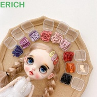 ERICH1 Blyth Hair Pins, Mini Colorful Glitter Blyth Doll Accessories, Doll Wig Clips Candy Color 3cm