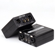 【LOU】-1 Pieces Dual-Channel 6.5 XLR Mixer Audio Isolator Current Sound Noise Mixer Microphone Common