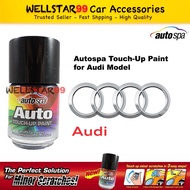Autospa Touch up paint Original For Audi A1,A4,A6,A8,Q3,Q5,Q7,TT,R8 (Paint Only) 18mL Cat Kereta 汽车补