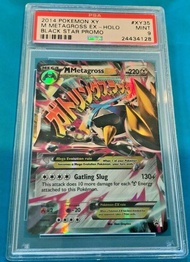 Game card Pokémon Mega Metagross EX XY35 ULTRA RARE Promo Pokemon card TCG NM HOLO nhện đá tiến hóa 