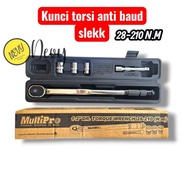 Multipro 1/2" Torque Wrench Set 5 Pcs 28 - 210 Nm anti-bolt Torque Wrench/