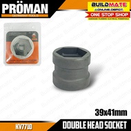 PROMAN Double Head Socket 39x41mm KV-7710 •BUILDMATE•