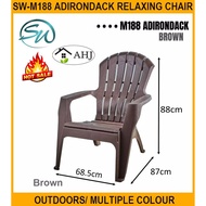 SW M188 Adirondack Relaxing Chair/ Relaxing chair / Plastic Relaxing Chair / Kerusi malas plastik Re