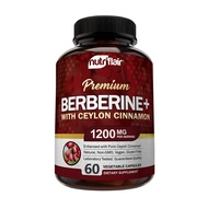 Bunkell Premium Berberine HCl 1200 mg hỗ trợ kiểm soát bệnh tiểu đường - hạ và cân bằng lượng đường