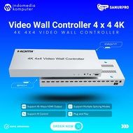 Video Wall Controller 4x4 4K Wall Controller 4x4 4K HDMI Video Wall Controller 4K 4x4