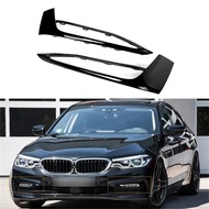 Front Bumper Fog Light Eyelid Cover Trim For BMW For 5 Series G30 G31 G38 17-20 51117385281 51117385