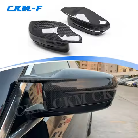 M style Carbon Fiber Material Rearview Mirror Cover For BMW 3 5 6 7 8 Series G11 G12 G14 G15 G16 G20