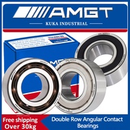 AMGT Swiss Doule Row Angular Contact Bearings 3205 3206 3207 3208 3209 2RS 2RZ C3