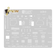 PY99 LCD3 Mold Plate Iphone 6S 7 8 X Xr Xs MaX 12 13 14 Amaoe LCD BGA