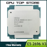 ใช้ Intel 2696V3 XEON E5 2696 V3โปรเซสเซอร์ SR1XK 18-CORE 2.3GHz ดีกว่า LGA 2011-3 CPU CPD