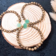 Agarwood Ring mixed with lucky 4-leaf clover FREE BOX