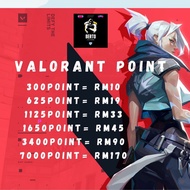 Valorant Point Murah Malaysia