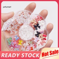 [YH] 1 Box Creative Shape Nail Art Bow Eye-catching