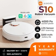 【OFFICIAL WARRANTY】Xiaomi S10 Smart Vacuum &amp; Mopping Robot Vacuum | 4000PA High Suction | 3200 mAh Battery | LDS Sensor