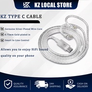 KZ Type-C Cable C PIN 0.75mm Earphones Replacement USB C Cable for EDX PRO ZSN PRO Castor Gale