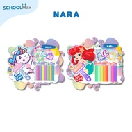 NARA Clay Set Size 100 Grams 8 Colors Round Bar With Roller 3 Types Of Molds Model SM-RP /