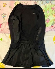 CK 黑色衛衣連身裙