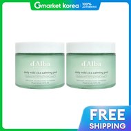 dAlba | Tấm Dưỡng Da Làm Dịu Da Dalba Daily Mild Cica 50 Miếng 165ml 2 Gói