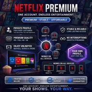 NETFLIX Account 4K Flix Account Premium Plan Neflix Murahflix VX18