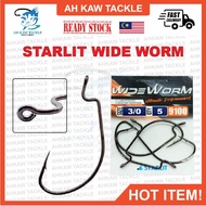 Starlit Wide Worm (9100) Starlit Fishing Hook Soft Plastic Hook SP Hook Mata Kail Starlit Mata Soft Plastic Mata SP