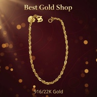 22k / 916 Gold Disco Bracelet by Best Gold Shop