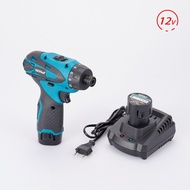 12V Cordless Electric Impact Drill Dual Speed Electric Hammer Driver Screwdriver Lithium Battery Hand Drill For Makita Battery