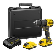 STANLEY สว่านไขควงไร้สาย ไร้แปรงถ่าน 20V Max พร้อมแบตเตอรี่ 2.0AH รุ่น SBD710D2K-B1