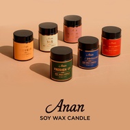 ANAN.CO (อนันต์) เทียนหอม ไขถั่วเหลือง Soy Wax Candle 100g