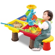 Np Toys โต๊ะเล่นทราย ชุดโต๊ะเล่นทรายชุดใหญ่พร้อมอุปกรณ์+เก้าอี้  No.9829