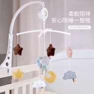 嬰兒床鈴 音樂旋轉支架 寶寶 搖鈴 安撫玩具 白熊 (無需電池) 搖鈴 床鈴