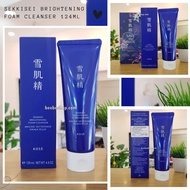 New Cushion Kose Facial Cleanser sekkisei Brightening Foam Cleanser 124ml b6e