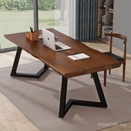 Desk Household Work Writing loft Strip Desk Modern Solid Wood Desktop Long Desk Computer Desk Americ