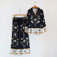 ชุดนอน Muslin Pajamas Collection Muslin Pet รุ่น Floral Verdancy (T3334 P3334) | ชุดนอนชุดเที่ยว